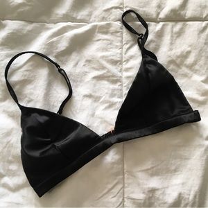 Victoria’s Secret - Satin Triangle Bralette - Small